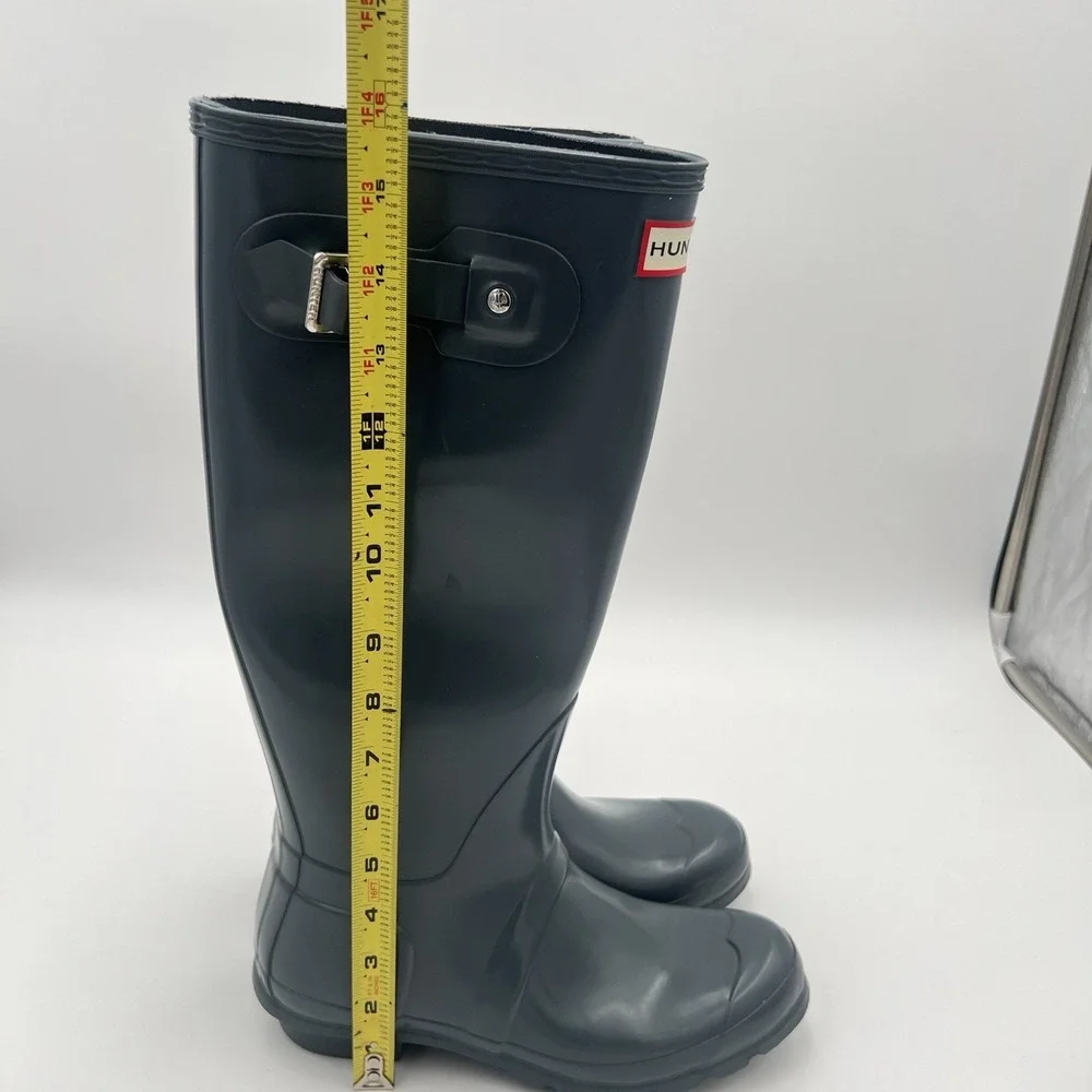 Hunter Original Tall Womens Size 5 Navy Classic Outdoor Waterproof Rain Boots